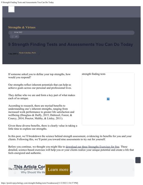high5test|9 Strength Finding Tests and Assessments You Can .